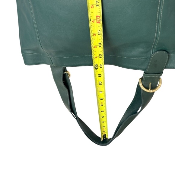Coach rare vintage green leather large soho bag 4082 - Picture 5 of 14